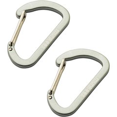 Munkees 3251 карабіни Flat Wiregate 4 mm x 40 mm 2-Pack
